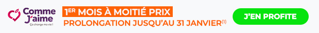 1er mois &agrave; moiti&eacute; prix
