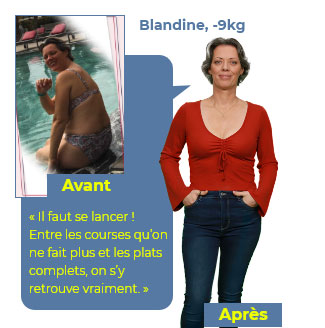 Blandine avant/aprÃ¨s