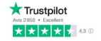 Excellent sur Trustpilot